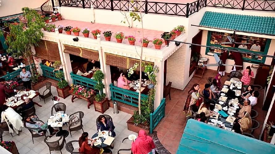 Spice Bazaar Pakistani restaurant on Tipu Road, off MM Alam Road, Gulberg, Lahore