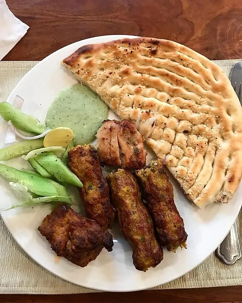 Restaurant dishes packaged for online ordering
