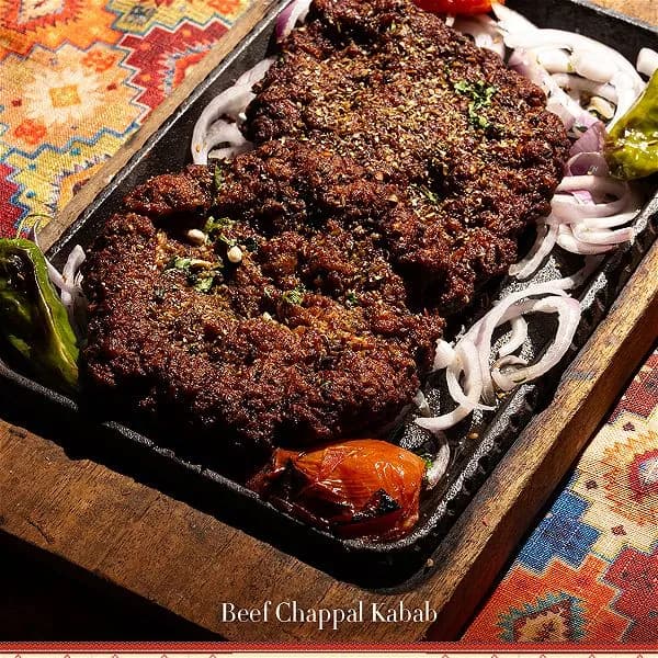 Beef Chappal Kabab